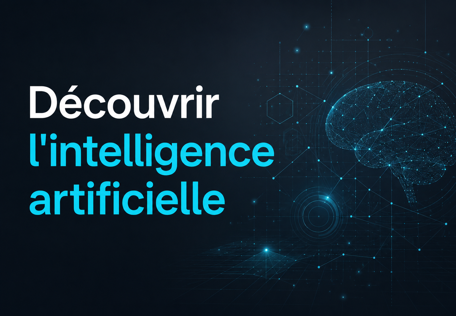 Illustration d'ouverture de la formation IA